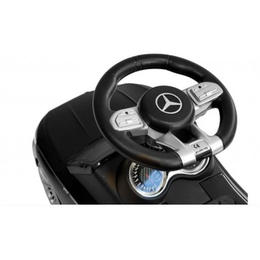 COIL Jeździk Chodzik Pchacz Mercedes S65 AMG czarny dla dzieci (światła LED)