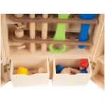 COIL Zestaw dla dzieci narzędzia majsterkowicza zabawka skrzynka drewniana