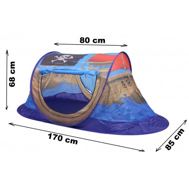 COIL Namiot dla dziecka statek piracki 170x68x85 cm