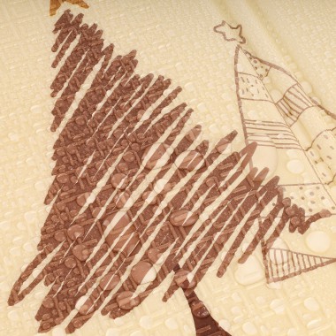 COIL Mata edukacyjna  piankowa duża dwustronna składana dla dzieci 150x200 las miś