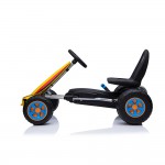COIL Gokart dla dzieci DRAGON na pedały koła hamulec Super prezent żółty