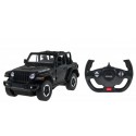 COIL Zdalnie sterowany samochód auto RC pilot duży JEEP Wrangler RS skala 1:14 czarny