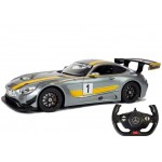 COIL Zdalnie sterowany samochód auto RC pilot duży Mercedes AMG GT3 sportowy skala 1:14