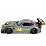 COIL Zdalnie sterowany samochód auto RC pilot duży Mercedes AMG GT3 sportowy skala 1:14