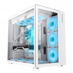 COIL Obudowa tower ATX MIDI USB 3.0 PC Komputerowa gaming szkło biała INFINITY