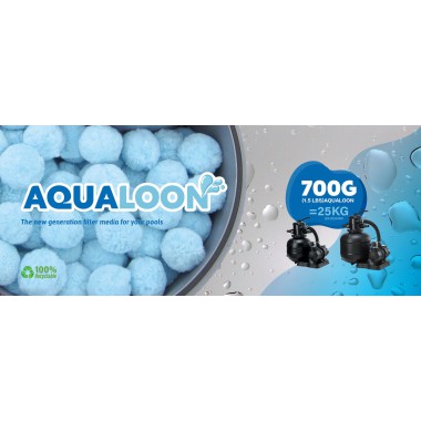 COIL Kulki filtracyjne Aqualoon BLUE do pompy piaskowej do basenu opakowanie 700g zastępuje 25kg piasku