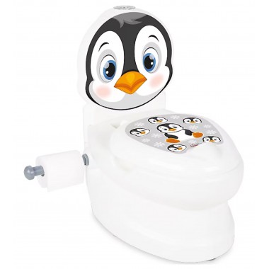 COIL Nocnik interaktywny nocniczek biały dla dziecka toaleta Pingwin