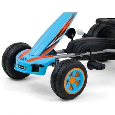 COIL Gokart dla dzieci DRAGON na pedały koła hamulec Super prezent niebieski