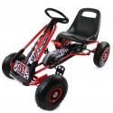 COIL Gokart dla dzieci Formuła 1 czerwony na pedały duży koła pompowane dla dzieci hamulec super prezent