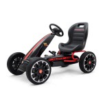 COIL Gokart dla dzieci ABARTH na pedały koła hamulec wielki Super prezent czarny