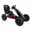 COIL Gokart dla dzieci ABARTH na pedały koła hamulec wielki Super prezent czarny