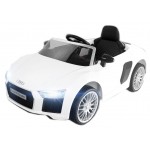 COIL Auto na akumulator pilot cabrio AUDI R8 SPYDER 2.4G dla dzieci światła LED