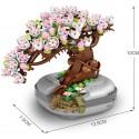 Coil Klocki Drzewo Bonsai z kiwatami 426 elementów kompatybilne