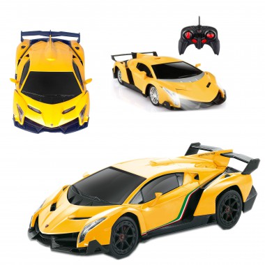 COIL Zdalnie sterowany samochód auto RC na pilota Lamborghini 1:14 żółte