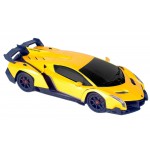 COIL Zdalnie sterowany samochód auto RC na pilota Lamborghini 1:14 żółte