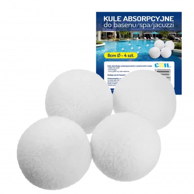 COIL Kule filtracyjne absorpcyjne do spa jacuzzi basenu 8cm (zestaw 4 sztuk)