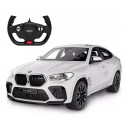 COIL Zdalnie sterowany samochód auto RC pilot BMW X6 M LED 1:14 pojazd biały