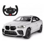 COIL Zdalnie sterowany samochód auto RC pilot BMW X6 M LED 1:14 pojazd biały