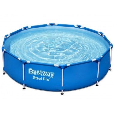 BESTWAY Basen ogrodowy stelażowy 305x76 cm 56679 zestaw z pompą