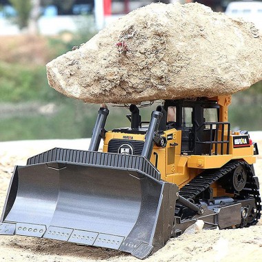 COIL Zdalnie sterowany samochód auto RC pilot buldożer spychacz pojazd budowlany