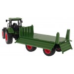 COIL Zestaw traktor z przyczepą duży pojazd skala 1:24 zielony