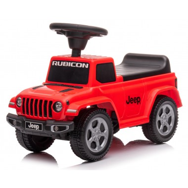 COIL Jeździk pchacz chodzik dla dziecka JEEP Rubicon Gladiator czerwony. 61x28x42cm