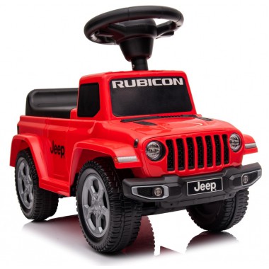 COIL Jeździk pchacz chodzik dla dziecka JEEP Rubicon Gladiator czerwony. 61x28x42cm