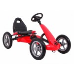 COIL Gokart dla dzieci Race czerwony na pedały duży koła pompowane dla dzieci hamulec super prezent