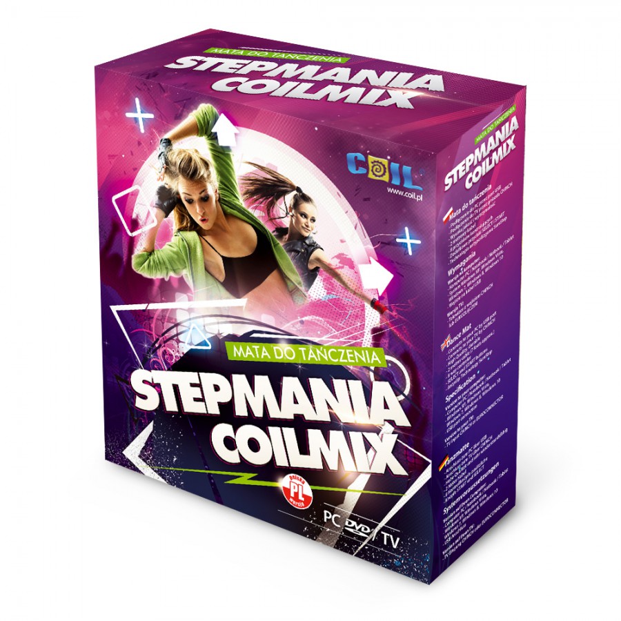 COIL mata muzyczna do tańczenia gra interaktywna taneczna dla dzieci PC Stepmania po polsku