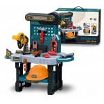 COIL Warsztat zestaw majsterkowicza narzędzia dla dzieci duży zestaw walizka skrzynka kask