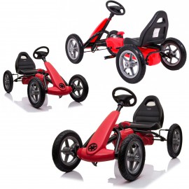 COIL GOKART Kids Race Red Pedals Big Wheels Pumped For Kids Brake Super Gift