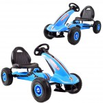 COIL Gokart dla dzieci Spider Perhour na pedały koła pompowane hamulec Super prezent niebieski