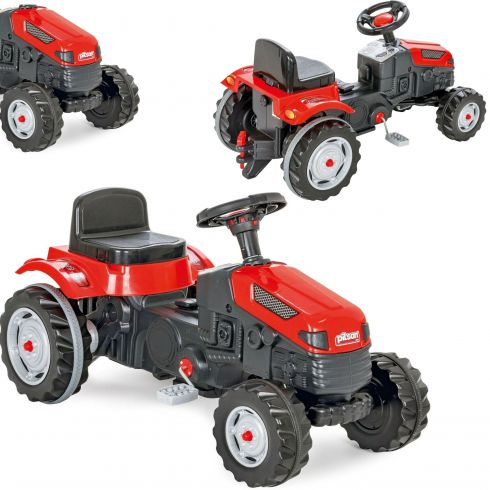 COIL Traktor na pedały ogromny traktorek duży dla dzieci czerwony max 50kg COIL Traktor na pedały ogromny traktorek duży dla dzieci czerwony max 50kg