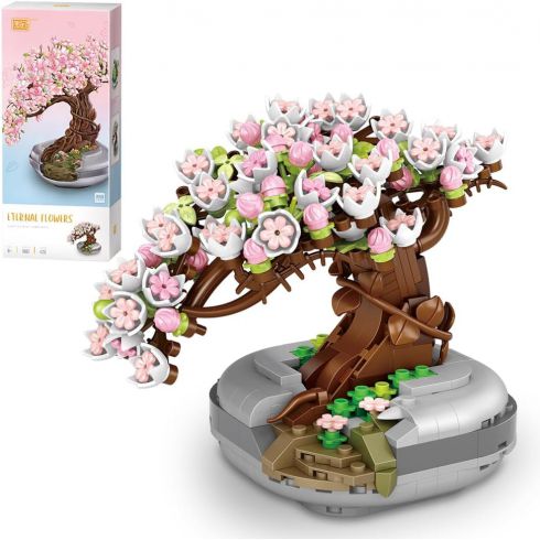 COIL Klocki konstrukcyjne zestaw 425 elementów drzewki Bonsai z kwiatami kompatybilne COIL Klocki konstrukcyjne zestaw 425 elementów drzewki Bonsai z kwiatami kompatybilne