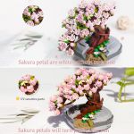 COIL Klocki konstrukcyjne zestaw 425 elementów drzewki Bonsai z kwiatami kompatybilne COIL Klocki konstrukcyjne zestaw 425 elementów drzewki Bonsai z kwiatami kompatybilne