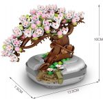 COIL Klocki konstrukcyjne zestaw 425 elementów drzewki Bonsai z kwiatami kompatybilne COIL Klocki konstrukcyjne zestaw 425 elementów drzewki Bonsai z kwiatami kompatybilne