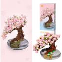 COIL Klocki konstrukcyjne zestaw 425 elementów drzewki Bonsai z kwiatami kompatybilne