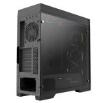 COIL Obudowa tower ATX MIDI USB 3.0 PC komputerowa czarna black gaming szkło okno Abyss TR