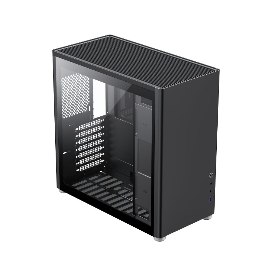 COIL Obudowa tower ATX MIDI USB 3.0 PC komputerowa do komputera gaming szkło czarna black Spark PRO