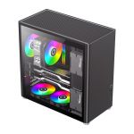 COIL Obudowa tower ATX MIDI USB 3.0 PC komputerowa do komputera gaming szkło czarna black Spark PRO