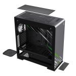 COIL Obudowa tower ATX MIDI USB 3.0 PC komputerowa RGB LED do komputera gaming szkło VEGA PRO GREY