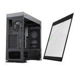 COIL Obudowa tower ATX MIDI USB 3.0 PC komputerowa RGB LED do komputera gaming szkło VEGA PRO GREY