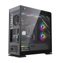 COIL Obudowa tower ATX MIDI USB 3.0 PC komputerowa RGB LED do komputera gaming szkło VEGA PRO GREY