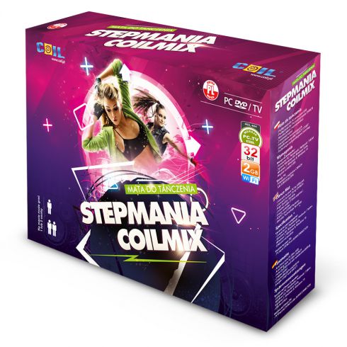 COIL Podwójna mata muzyczna do tańczenia gra interaktywna taneczna dla dzieci 32BIT 4W1 PC+TV 2GB + czytnik - nagrywaj swoje p COIL Podwójna mata muzyczna do tańczenia gra interaktywna taneczna dla dzieci 32BIT 4W1 PC+TV 2GB + czytnik - nagrywaj swoje p