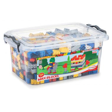 COIL Klocki konstrukcyjne zestaw 576 el. elementów w plastikowym pudełku