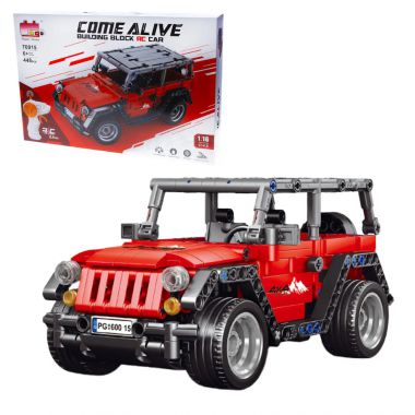 COIL Klocki konstrukcyjne zestaw 448 elementów JEEP Auto terenowe zdalnie sterowane skala 1:16