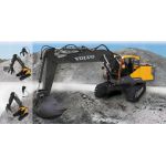 COIL Zdalnie sterowany samochód auto RC pilot VOLVO koparka żółta pojazd skala 1:16 COIL Zdalnie sterowany samochód auto RC pilot VOLVO koparka żółta pojazd skala 1:16