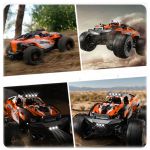 COIL Zdalnie sterowany samochód terenowy Auto 4x4 pilot terenowy 40km/h duży na pilota pomarańczowy 1:8 COIL Zdalnie sterowany samochód terenowy Auto 4x4 pilot terenowy 40km/h duży na pilota pomarańczowy 1:8