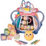 COIL Sorter układanka kostka edukacyjna klocki sensoryczna zabawka interaktywna czerwona COIL Sorter układanka kostka edukacyjna klocki sensoryczna zabawka interaktywna czerwona