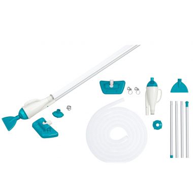 BESTWAY ZESTAW CZYSZCZĄCY POOL VACUUM ODKURZACZ DO CZYSZCZENIA DNA BASENU 58212